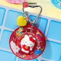 Miniso Hello Kitty Jump into Summer Swim Ring Light-Up Keychain Gantungan Kunci Aksesoris