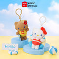 Miniso Hello Kitty Jump into Summer Collection 5in. Plush Pendant Surfing Board Swim Ring Gantungan Kunci Keychain