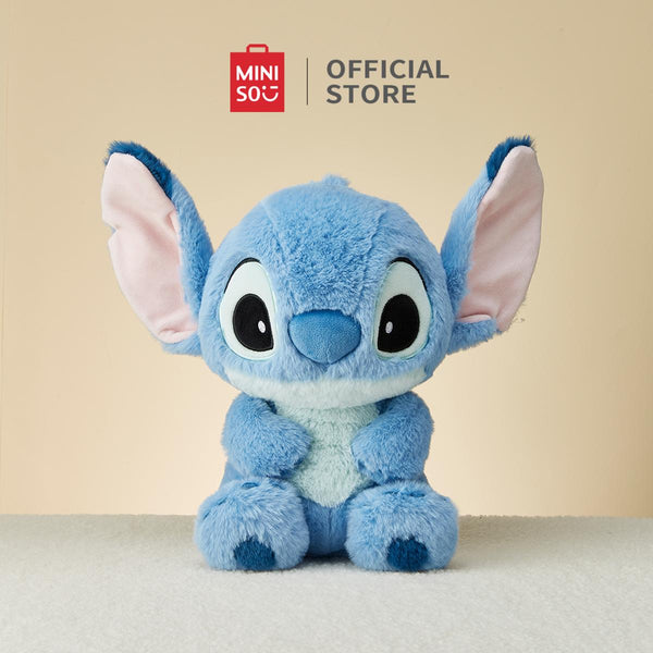 Miniso x Disney Boneka Bantal Lucu Stitch Plush Doll Bahan Halus Dan Lembut 26 cm