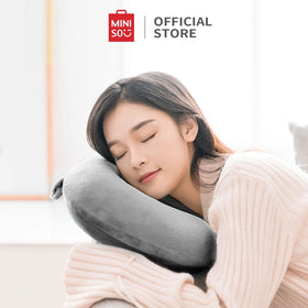 MINISO Bantal Solid Color Bantal Leher U-shaped Neck Pillow Bantal Kepala Travel Bantal Leher Travel Pillow Bantal Mobil Portable Bed