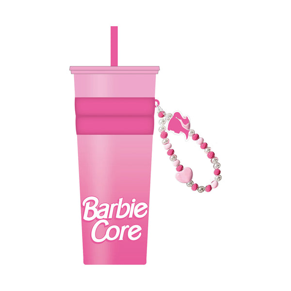 Barbie Collection Stainless Steel Tumber with Pendant and Straw 800mL