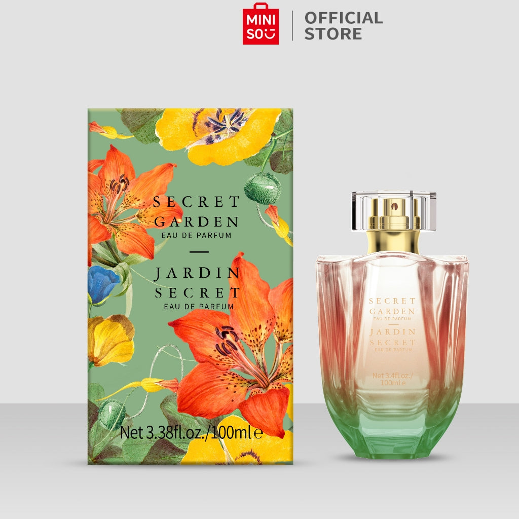 MINISO Parfum Wanita Secret Garden Eau de Parfum Tahan Lama 100ml Parfume Tahan Lama Minyak Wangi