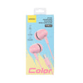 Type-C In-ear Wired Headphones with Microphone  Model: 22E27(Pink)