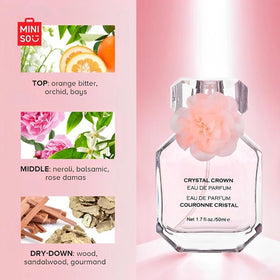 Miniso Crystal Crown Eau de Parfum 50ml Perfume Wanita Elegan Harum Wangi Segar