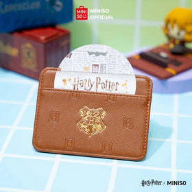 Miniso X Harry Potter Full Print Card Pack Dompet Kartu Multifungsi Mini Slim Hogwarts Hedwig
