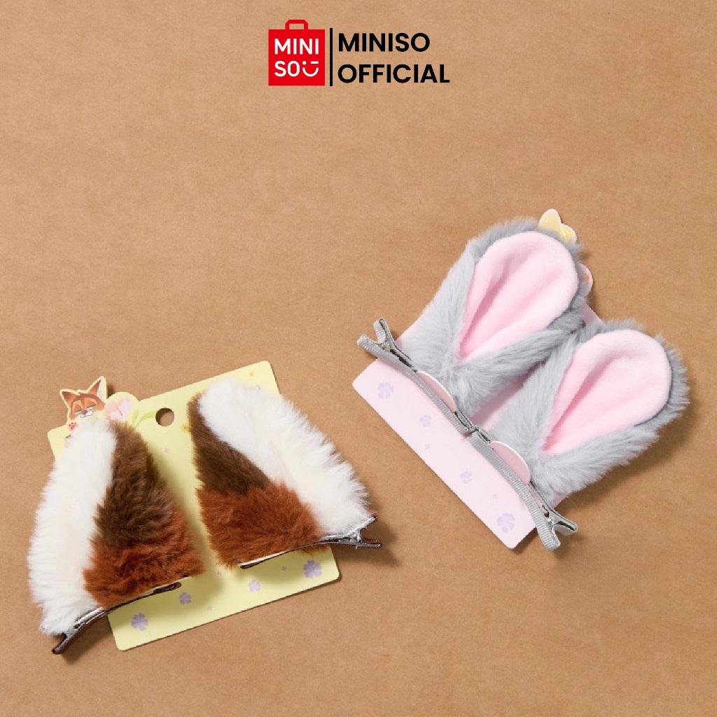 MINISO X Disney Zootopia Nick & Judy Hair Clip – Jepitan Rambut Anak Karakter Zootopia Lucu