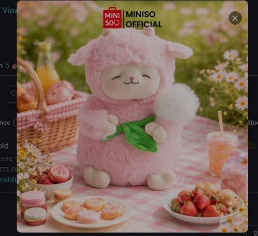 MINISO Lamb Baa Collection 11in. Cici