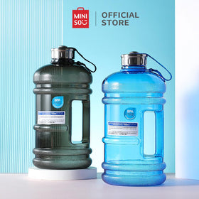 MINISO Botol Air Minum 2.2L Besar Olahraga Sport Water Bottle Tempat Air Portable Gym Sekolah