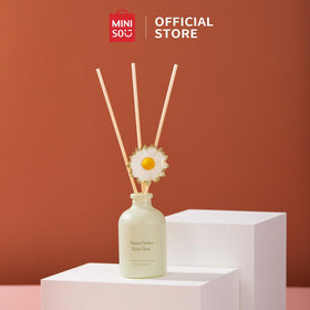 Miniso Reed Diffuser Vanilla Pengharum Ruangan Aromaterapi Mewah Pewangi Ruangan Parfum kamar tidur Sewangi Aroma Scent Diffuser Kado Pernikahan Unik Bermanfaat Souvenir Pernikahan Hiasan Kamar Aesthetic Buah Bunga