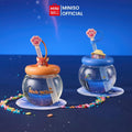 MINISO X Disney Zootopia Figurine Straw Bottle 600mL – Botol Minum Anak dengan Sedotan Karakter Zootopia