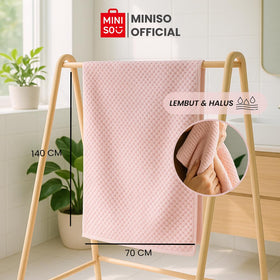 MINISO Handuk Bath Towel Kain Katun Yang Nyaman Dan Lembut 140*70cm
