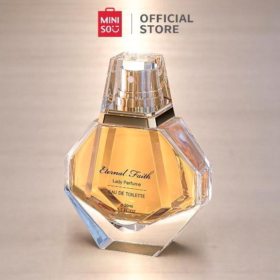 Miniso Official Perfume Eternal Faith Parfum Wanita Cewek Sensual Tahan Lama Minyak Wangi Bunga Buah 50ml