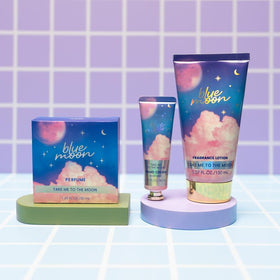 Parfum Paket 3pcs Set Parfum Wanita + Body Lotion + Hand Cream Cupid Love Blue Moon Secret Memories