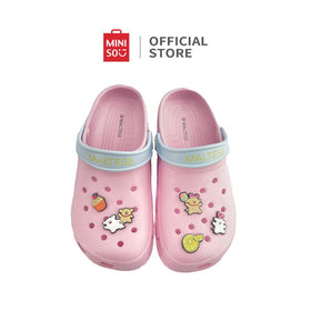 Miniso x Maltese Collection Sandal Wanita Flat Sandals Uniseks EVA Desain Bergaya dan Lucu Sol Tebal Lembut