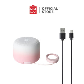 Miniso Audio Speaker Nirkabel Speaker Bluetooth Nirkabel Gradien Fashion Portabel Suara Surround 360 Derajat Kapasitas Besar 800mah Berlangsung 12 jam