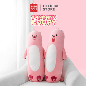 Miniso x ZANMANG Loopy Collection Bantal Guling Pillow 2 Aneka Model Tertawa dan Tersenyum Loopy Office Sleeping Long Pillow Lembut dan Nyaman