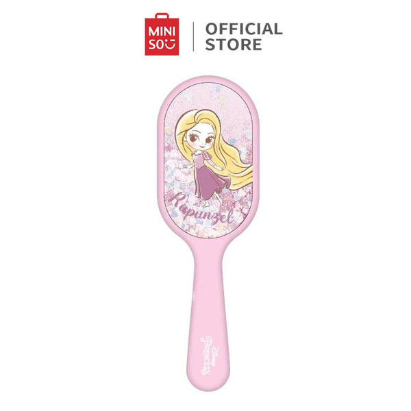 Miniso x Disney Princess Collection Sikat Dayung Oval Oval Paddle Brush Sisir Rambut dan Pijat 2in1 Kepala Manik Bulat Kantung Udara Elastis