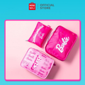 Miniso X Barbie Sun Shine Set Tas Kosmetik 3PCS