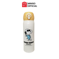 Miniso Snoopy Beach Fun Collection Flip Top Insulated Bottle 450mL