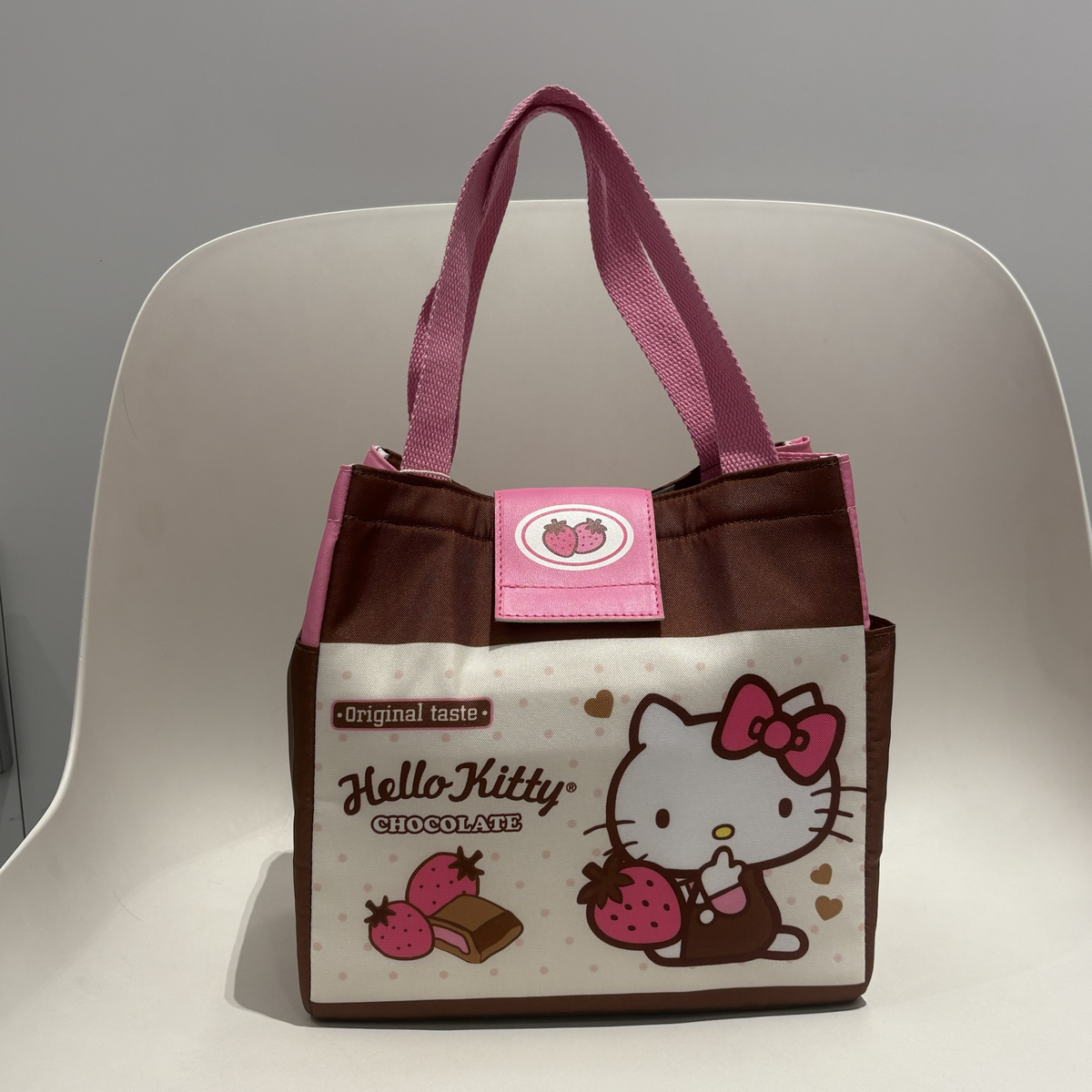 Miniso Hello Kitty Chocolate Series Lunch Bag Tas Tempat Bekal Multifungsi