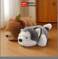 MINISO Furry Collection 14in. Lying-posture Plush Toy Boneka Hewan Lucu Boneka Anak