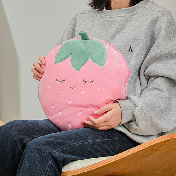 MINISO Blanket / Selimut Lipat Bulu Super Lembut Halus Motif Buah Seri Lucu 90 x 120 cm