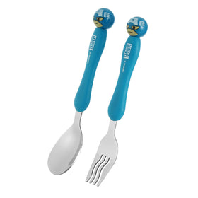 MINISO Marvel Set Sendok Garpu 2 Pcs Traveling Travel Peralatan Makan Tableware Portable Alat Stainless Alat Makan Set Cutlery Stainless Anak Dewasa Fork Spoon Dapur Warna-warni Lucu Colorful Berkualitas High Quality Premium