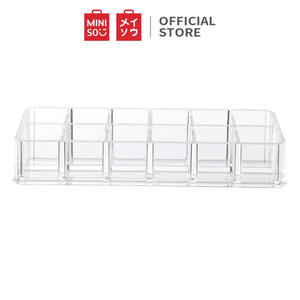 MINISO 12 Kotak Penyimpanan Lipstik Tempat Lipstik Desain Transparan