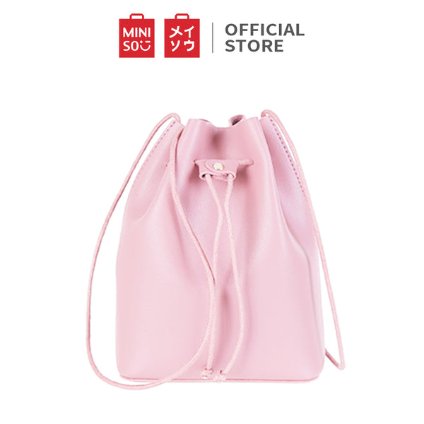 MINISO Tas Selempang Wanita Ember Bucket Bag Simple Sling Bag Woman