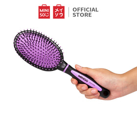 MINISO Sisir Rambut Sikat Wanita Airbag Pijat Hair Brush Massage Anak Perempuan Anti Rontok Kusut Static Salon Scalp Comb Bulat Rambut Keriting Rusak Besar Basah Wet Curly Pelurus Memijat Kepala Kesehatan Airbag Empuk Blow Pink / Biru / Ungu Random Pick