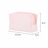 MINISO Tas kosmetik persegi bahan jala buram Storage Bag Tas Set Tas Perlengkapan Mandi Tahan Lama