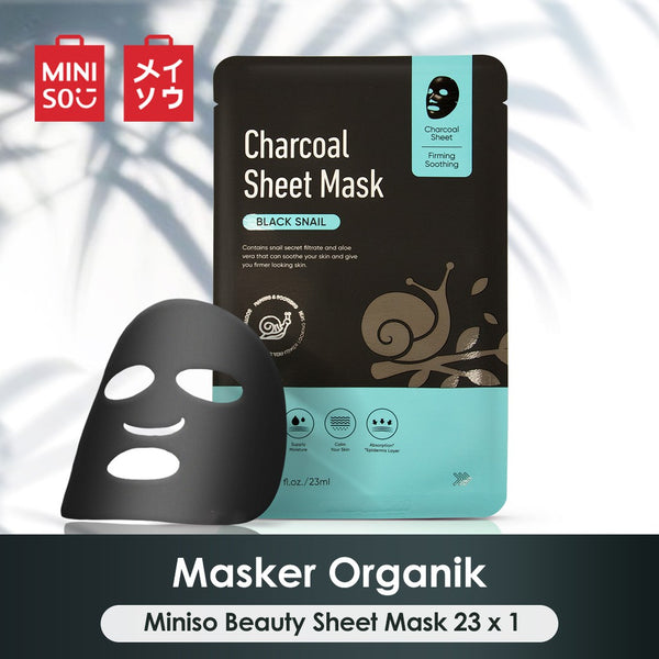 MINISO Masker Wajah Serum Sheet Mask Peel Off Nature Hydrate Face Mask Organik Wanita