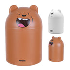 MINISO Tempat Sampah Meja Tong We Bare Bears Sampah Mini Mobil Plastik Table Organizer