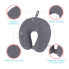 MINISO Bantal Leher Travel Isi Butiran Pasir Lembut Nyaman Neck Pillow Mobil
