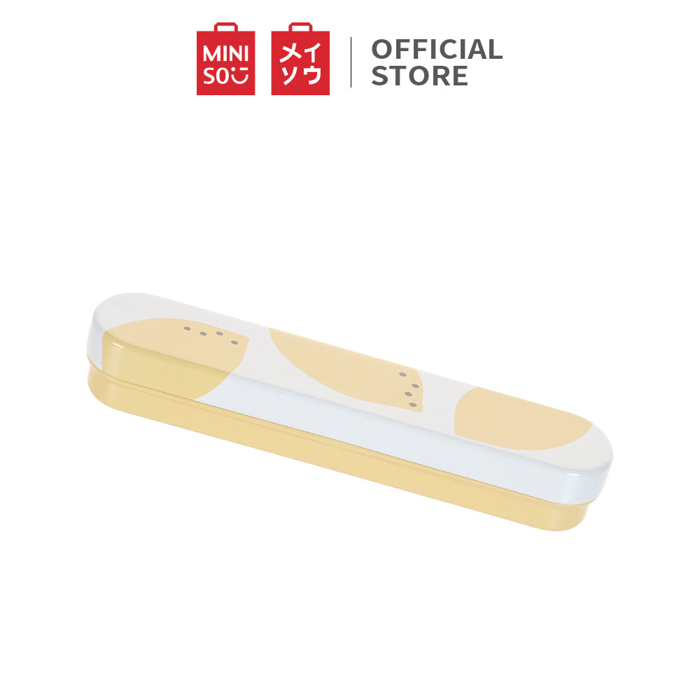 MINISO Set Alat Makan 3 Pack Sendok Garpu Sumpit Anak Peralatan Makan Tebal Stainless Steel Spoon Fork Chopsticks Travel