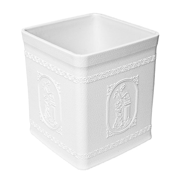 MINISO Kotak Penyimpanan Serbaguna Tempat Alat Tulis Pena Brush Makeup Kosmetik Storage Box Motif Relief Ukuran Kecil