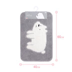 Miniso Keset Kaki Kamar Tidur / Keset Dapur/ Rugs, Keset Kamar Mandi Dapur, We Bare Bears Mat Carpets 40 cm x 60 cm