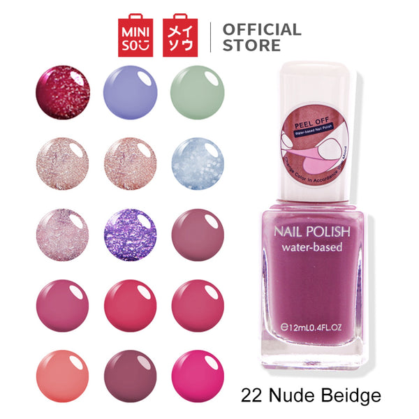 MINISO Kutek Cat Kuku Peel Off Kutex Awet Nail Polish