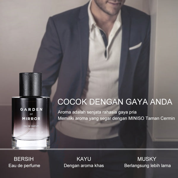 Miniso Official Garden of Mirror Eau De Parfum, perfumes long lasting, Men Original Perfume