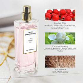 MINISO Parfum Wanita 30ml Eau De Perfume Lady EDT Parfume Parfum Strawberry Liar