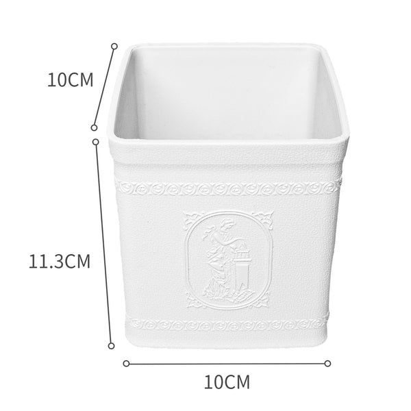 MINISO Kotak Penyimpanan Serbaguna Tempat Alat Tulis Pena Brush Makeup Kosmetik Storage Box Motif Relief Ukuran Kecil