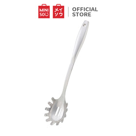 MINISO Alat Dapur Stainless Steel Wadah Mie Pasta Pegangan Panjang yang Tahan Karat dan Tahan Lama