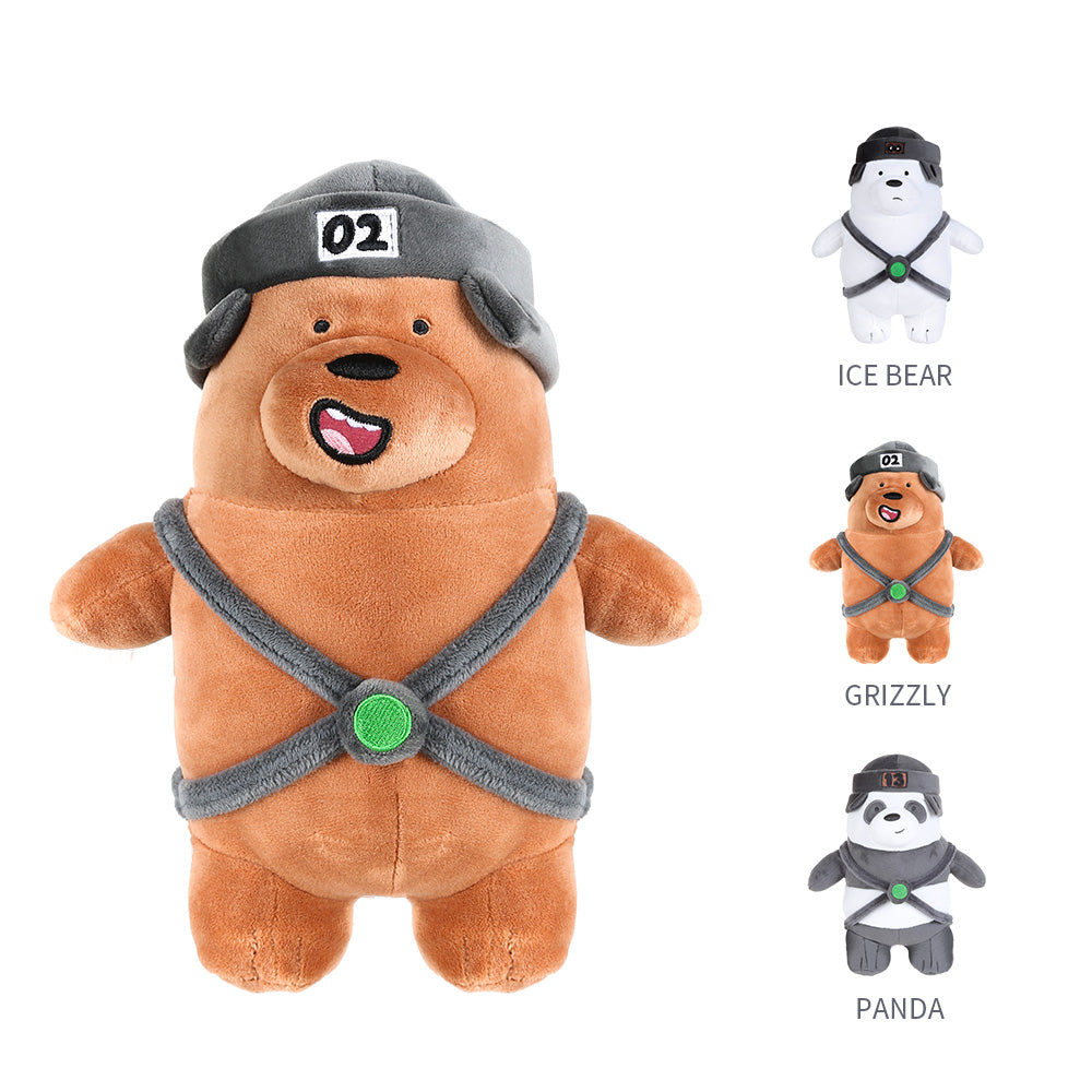 Miniso Offical We bare bears standing plush toy boneka anak mainan anak