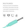 MINISO Headset Earphone Headphone  Gaming Dilipat Original Stereo Kebisingan Membatalkan Portable Simple