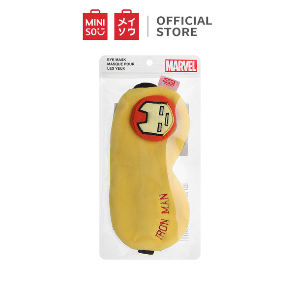 MINISO Marvel Penutup Mata Eye Cover Eye Mask Untuk Tidur Masker Sleeping Mask Kacamata Tidur Tali Ikat Kepala Motif Karakter Lucu Kartun Cartoon Bahan Halus Lembut Kain Kantor Travel Pesawat Mobil Asrama