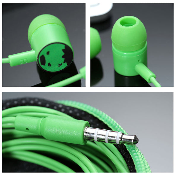 MINISO Marvel Earphone In Ear / Earbud / Headset / Headphone Hp Lucu Kabel Gaming Android Warna Stereo Noise Cancelling With Mic Mikrofon Jawab Akhiri Panggilan Bass Dengan Tempat Tas Earphone