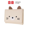 MINISO Dompet Wanita Pendek Kecil Lipat Motif Lucu Karakter Hitam Putih