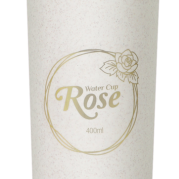 MINISO Tumbler Plastik Mawar Portable Kontainer Water Bottle air 400ml 14oz