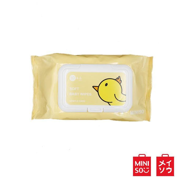 Miniso Official Soft smooth Baby Wipes 84S for hands and baby skin
