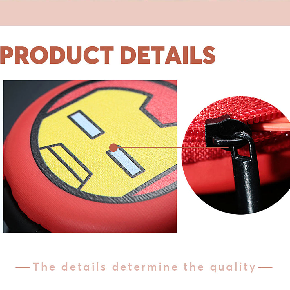 MINISO Marvel Earphone In Ear / Earbud / Headset / Headphone Hp Lucu Kabel Gaming Android Warna Stereo Noise Cancelling With Mic Mikrofon Jawab Akhiri Panggilan Bass Dengan Tempat Tas Earphone
